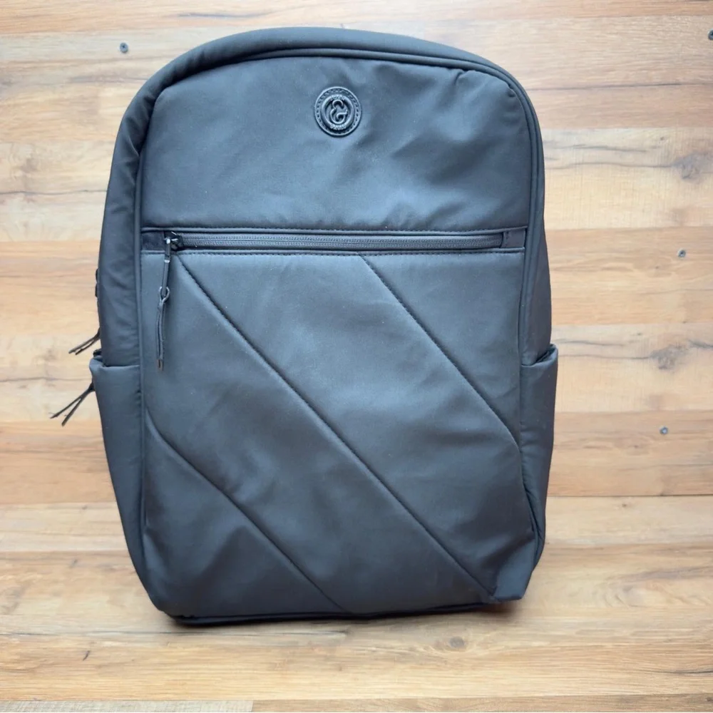 Joan & David Sleek Gray Backpack for Unisex